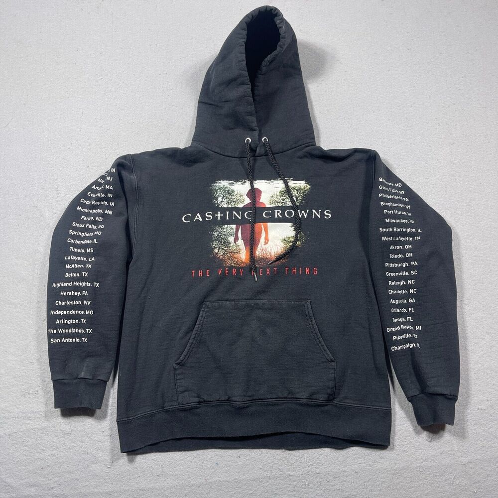 Casting Crowns Hoodie Small Christian Rock Band The Very Next‎ Thing 2016 Tour